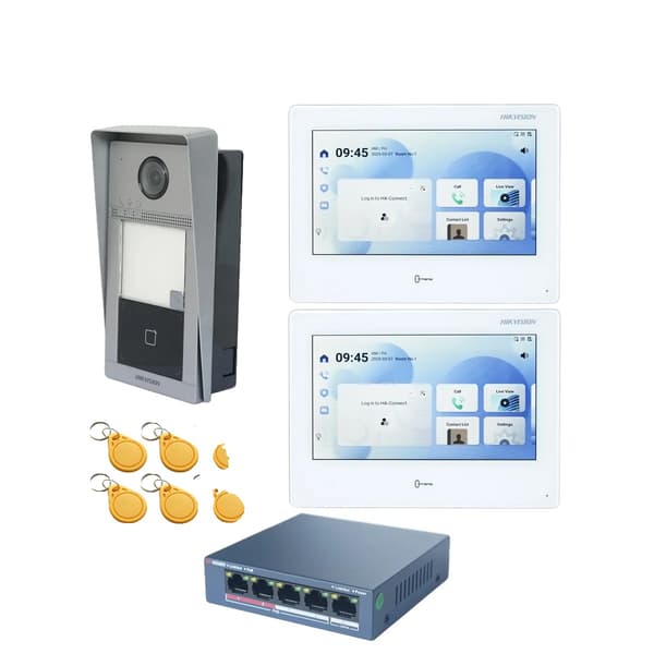 Intercomsystem, Handsfreekommunikation, Högupplöst Video,1btn Spola 2 Skärm