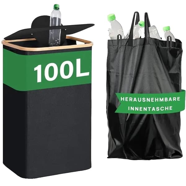 Depositionsflaskbehållare, Stort kapacitet, Luktkontroll,100L