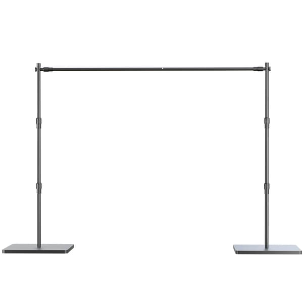 Baggrundsstativ, Justerbar Højde, Solid Metal Konstruktion,2.4X3M