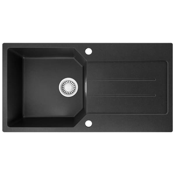 Køkkenvask, Undermount Design, Støjdæmpende Funktioner,sort