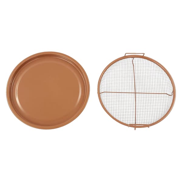Crisping Basket Sæt, Ergonomisk Design, Alsidig Brug,Antik Messing