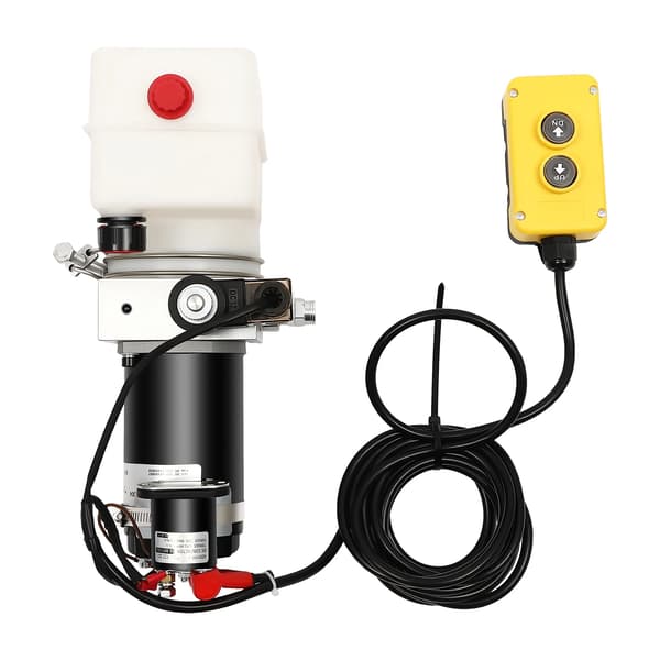 Hydraulisk Pump, Fjärrkontrollsystem, Kompakt Design,Silver