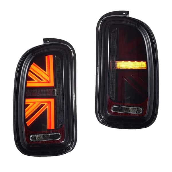 Baglygter, LED sekventiel blinklys, Plug-and-Play opgradering,Røget
