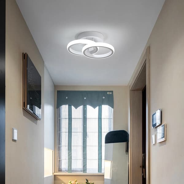 Loftlampe, Moderne Design, Energi Effektiv,HVID, M, Kold Hvid