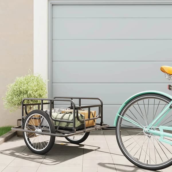 Cykeltrailer, Foldbart Design, Høj Belastningskapacitet,hær grøn