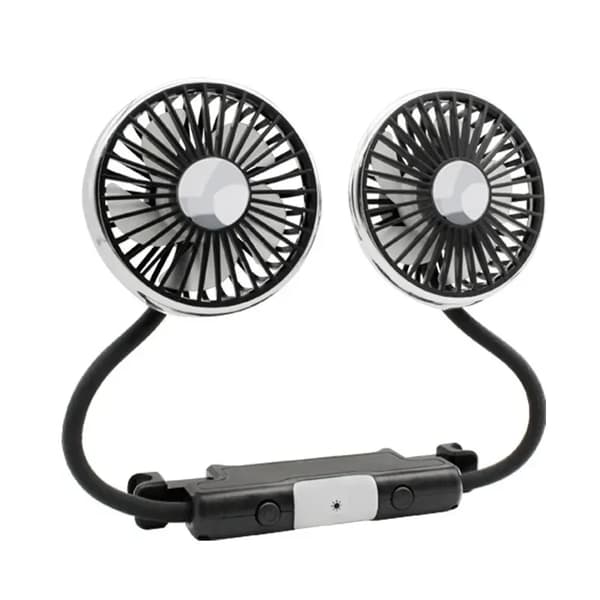 Bilventilator, 3-hastigheder, 360° justerbar,Vifte