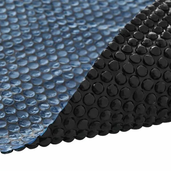 Svømmebassin Solcover, Holdbart Materiale, Energi Effektiv,Sort