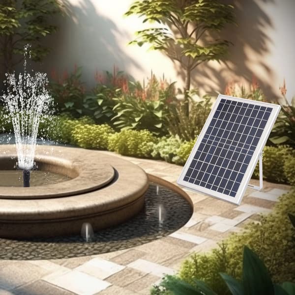 Solfontän, Hög Effektivitet, Miljövänlig Design,220V, EU