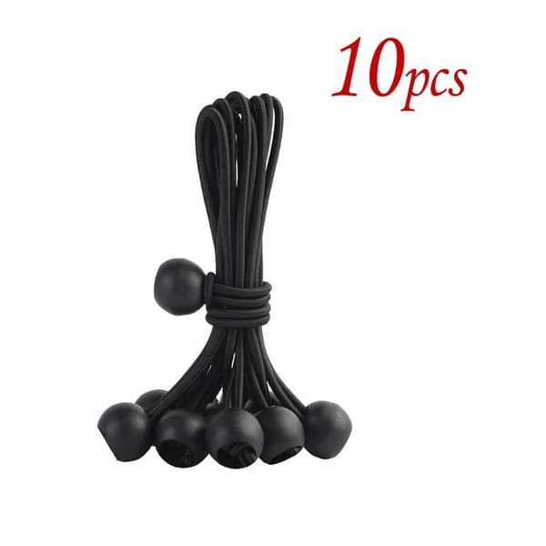 Bold Bungee Snore, 15 cm Længde, Kraftig Konstruktion,Sort 10stk