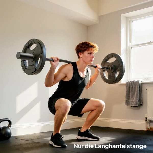 Viktslyftstång, 100 kg kapacitet, stålkonstruktion,120cm