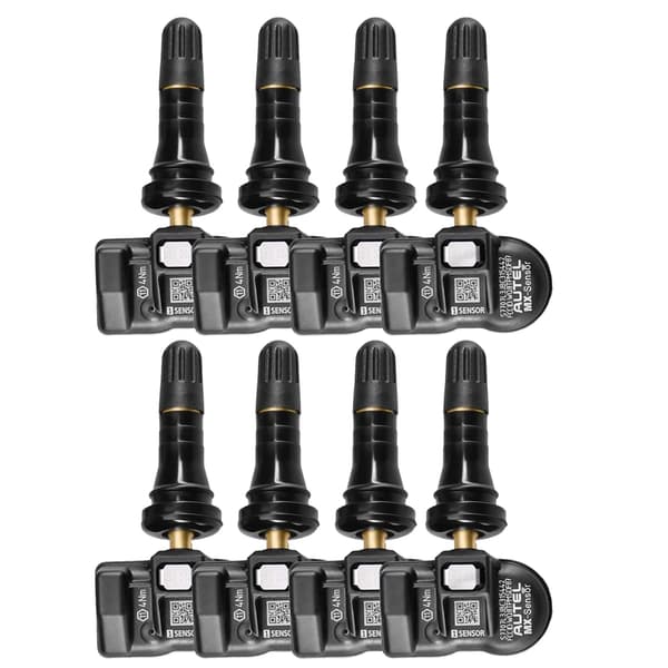 TPMS-sensor, dual frekvens, trådløs programmering,8stk Gummiventil
