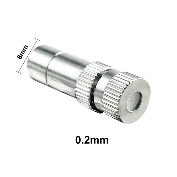 Atomiserande dimmunstycke, Precision bevattning, Hållbar konstruktion,10st 8MM (0.2)