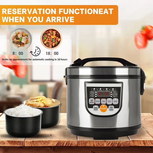 Risgryder, LED-display, Non-stick gryde,5L