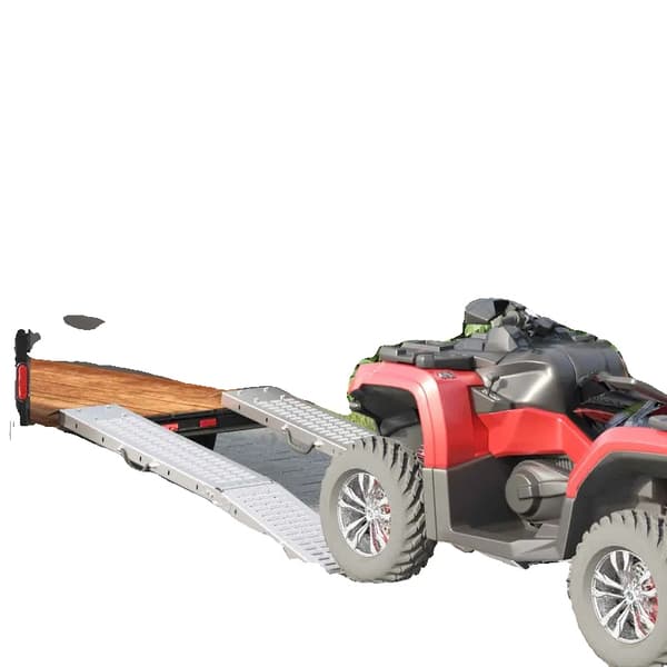 Laste ramper, robust stål, 200 kg kapacitet,Argent