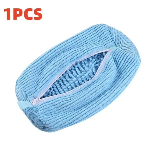 Sko Tvättpåse, Bullerdämpning, Hållbar Design,1PCS Blå