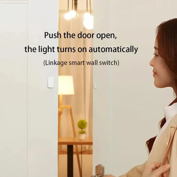 Dørvinduesensor, ZigBee trådløs forbindelse, Smart Home kompatibilitet,1pc