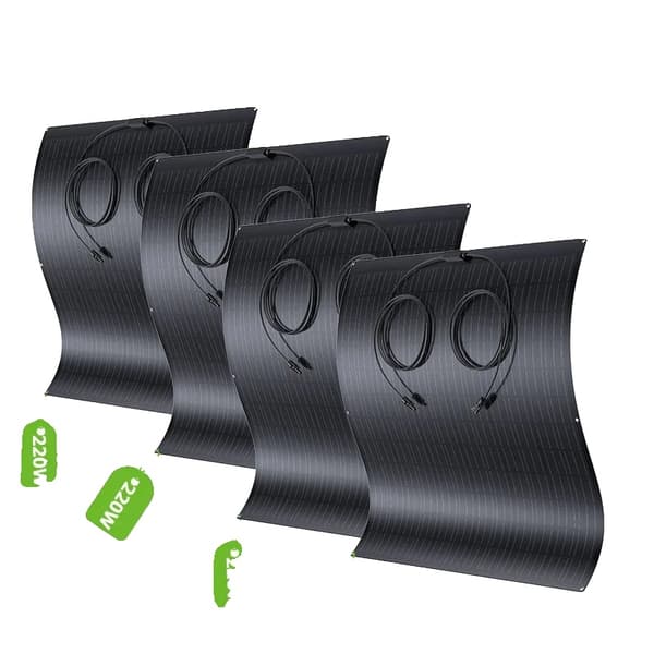 Flexibelt solkit, hög effektivitet, mångsidig användning,240W * 4