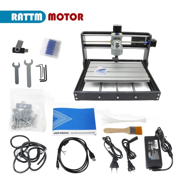 CNC Lasergravyrmaskin, Offlinekontroller, 3 Axlar Stöd,3018 pro