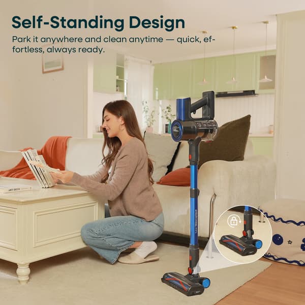 Sladdlös Dammsugare, Hög Sugkraft, Ergonomisk Design,EV2, EU