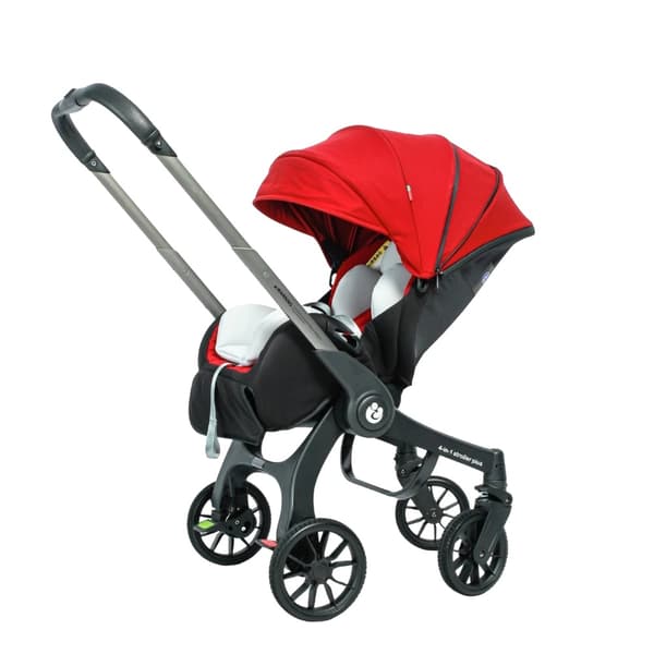 Barnvagn, 4-i-1 Konfiguration, Lätt Ram,G308RED