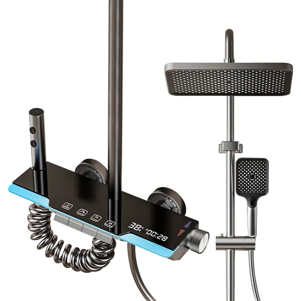 Brusesystem, Justerbar Temperaturkontrol, Moderne Design,Område Lys C