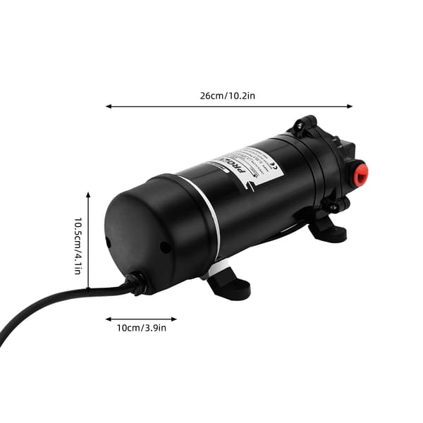 Boosterpumpe, 160 Psi, 1,45 GPM,EU, 220V, sort