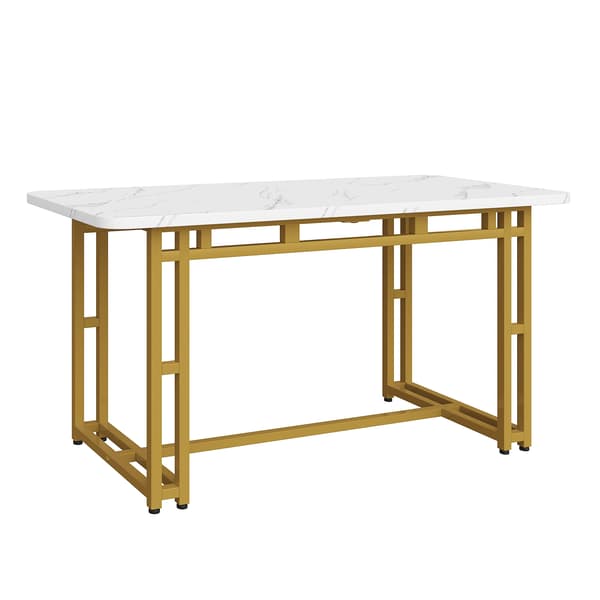 Matbord, Metallram, 120 cm x 70 cm, Lättviktsdesign, Rektangulär Form, Modern Stil