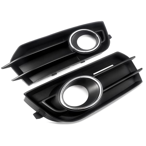 Front Fog Light Grille, Direkte Erstatning, Højkvalitets ABS Plast,1 Par