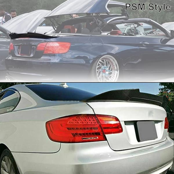 Andetails Spoiler, Nem Installation, Holdbar ABS Konstruktion,Glans Sort