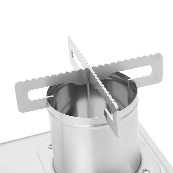 Campingkök, Kompakt Design, Effektiv Luftflöde,Silver