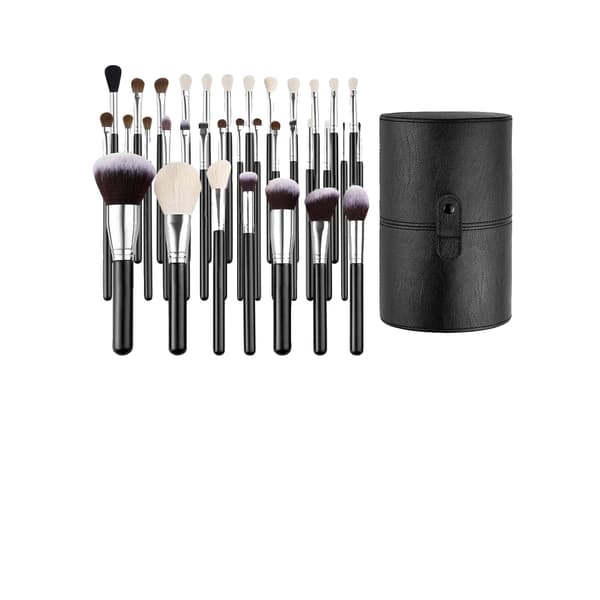 Makeupborstsats, Mångsidiga Tillämpningar, Ergonomisk Design,34 Bitar