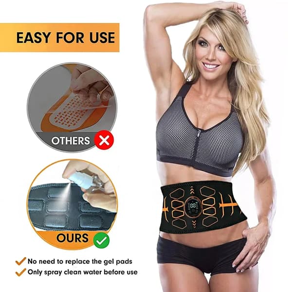 Abdominal Toning Belt, EMS Teknologi, Bærbart Design,abdominal bælte