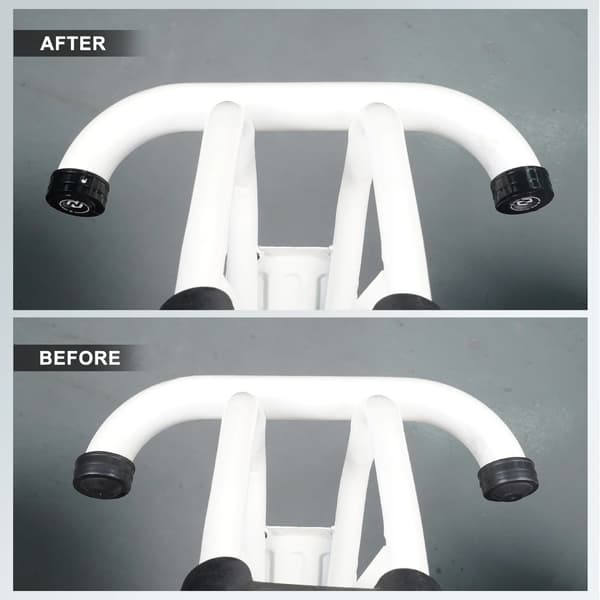 Front Bumper Damper Cap, Holdbar Aluminium, Præcisions CNC Bearbejdet,sort