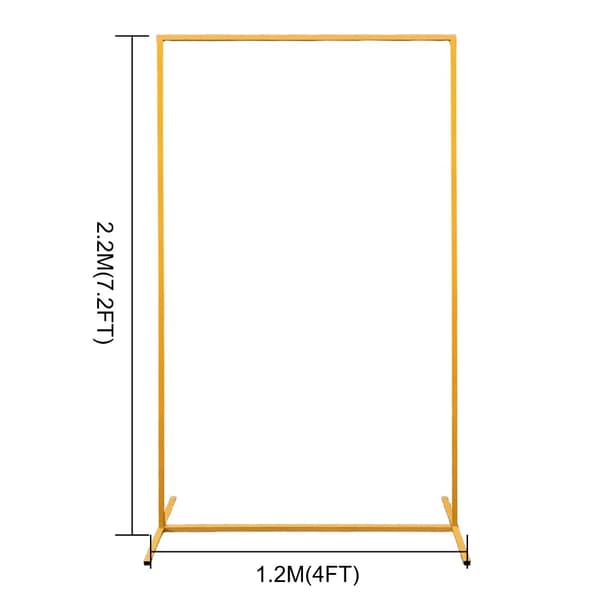 Bröllopsbåge, Justerbar Höjd, Lätt Montering,1.2X2.2M-L, Som visat-b