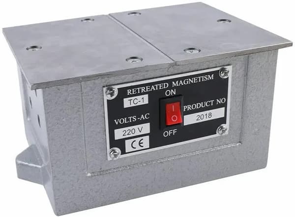 Demagnetisator, Høj Effektudgang, Kompakt Design,Sølv