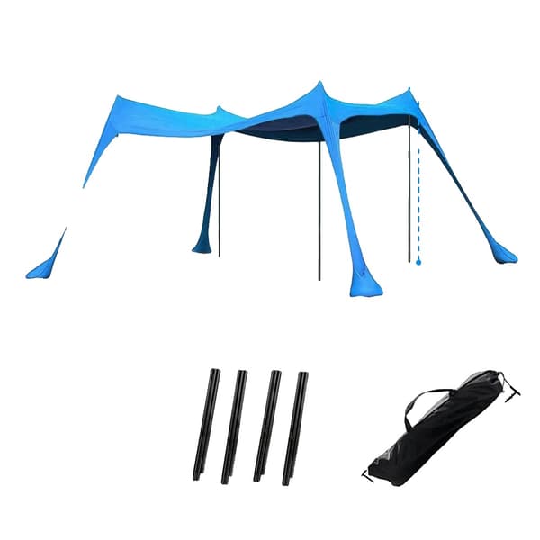 Camping Telt, Pop-up Design, UV Beskyttelse,2M 4 Stænger