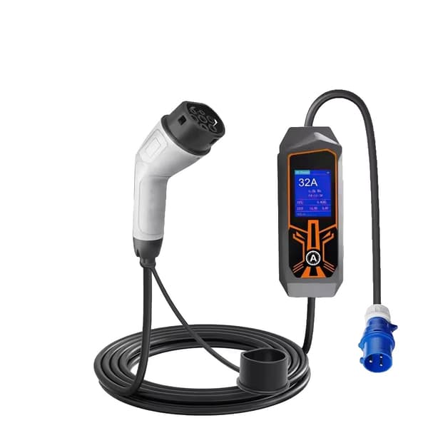 EV-laddare, Snabbladdning, Säkerhetsskydd,typ2 7KW 5M Kabel