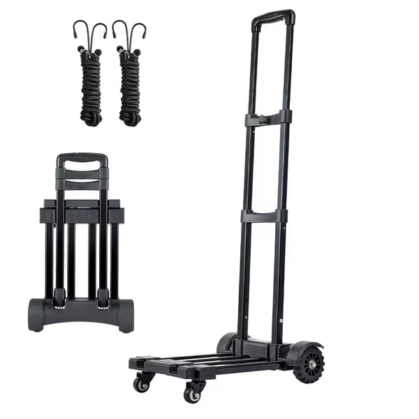 Fällbar Handtruck, 110 lbs Kapacitet, Sammanfallande Design,