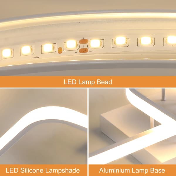 Loftlampe, 42W LED, Varm Hvid,3000K