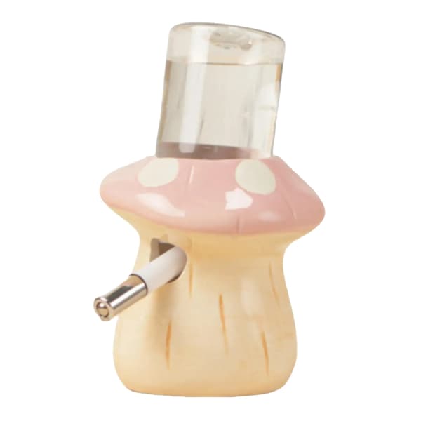 Hamster Vattenflaska, Läckagesäker Design, Svampställ Ingår,Rosa