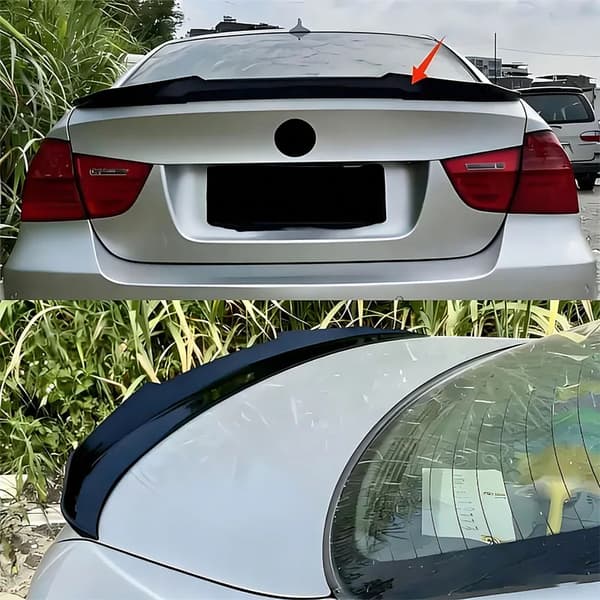 Bagspoiler, ABS-plastik, nem installation,glans sort