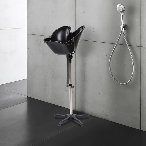 Hårtvättsbasin, Höjdjusterbar, Ergonomisk Design,Marinblå