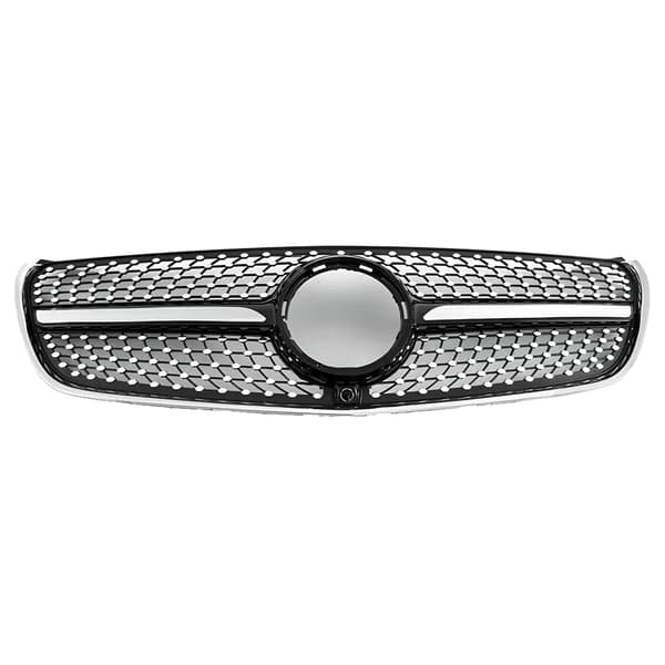 Framstötfångargrill, Diamantdesign, Kompatibel med Specifika Modeller,1 PCS