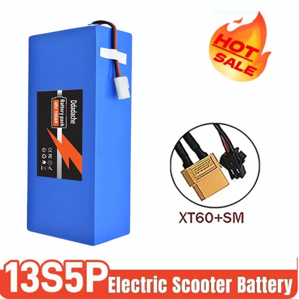 Batteripakke, 48V Lithium, 100Ah Kapacitet,XT60-SM