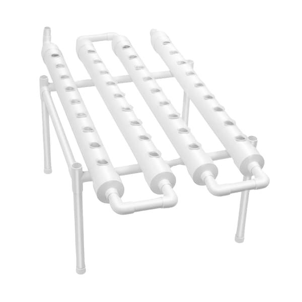 Hydroponiskt växtkit, 36 växtplatser, enkel installation,VIT