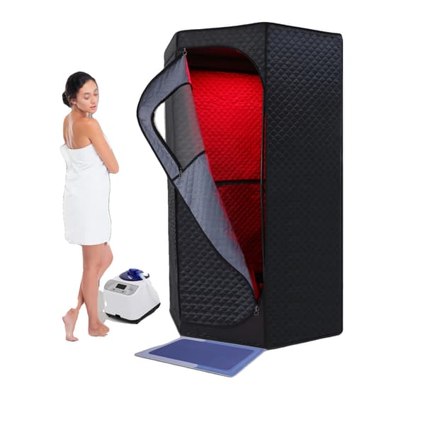 Damp Sauna, 1350W, 100-240V, 9 Varmeindstillinger, 1 Times Timer, CE Certificeret