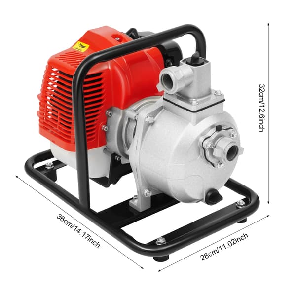 Vattenpump, bränsleeffektiv, hållbar design,Röd