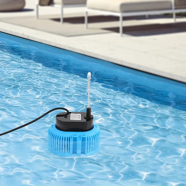 Pool Cover Pumpe, Effektiv Vanddræning, Letvægtsdesign,Blå