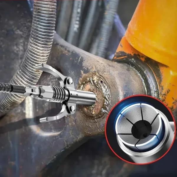 Fettpistol, Högtryck 8000 PSI, Manuell Drift,Blå