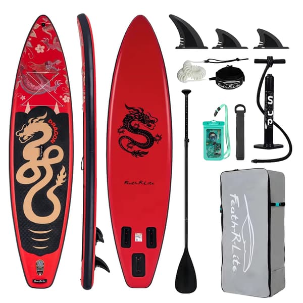 Stand Up Paddle Board, Skridsikker Overflade, Bærbart Design,SUPFR17S